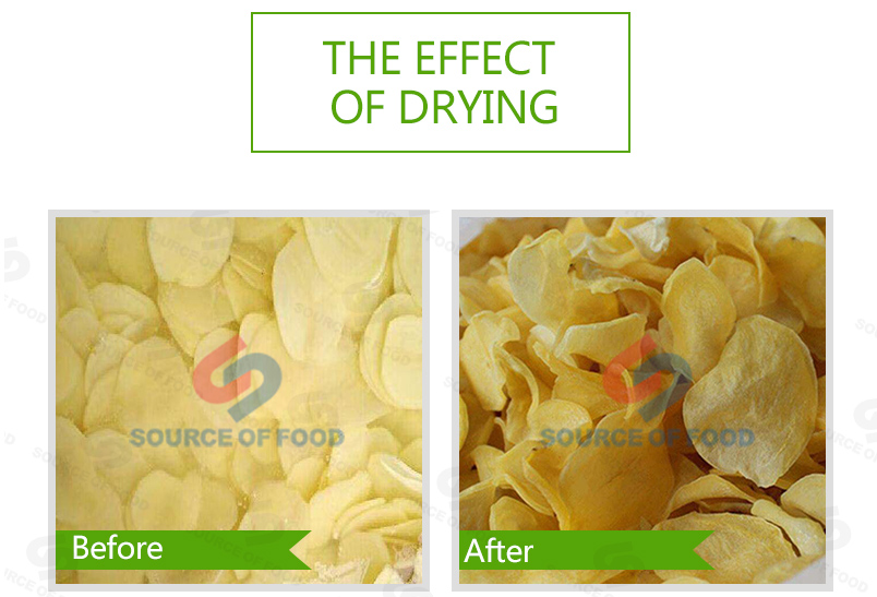 potato chips drying machine