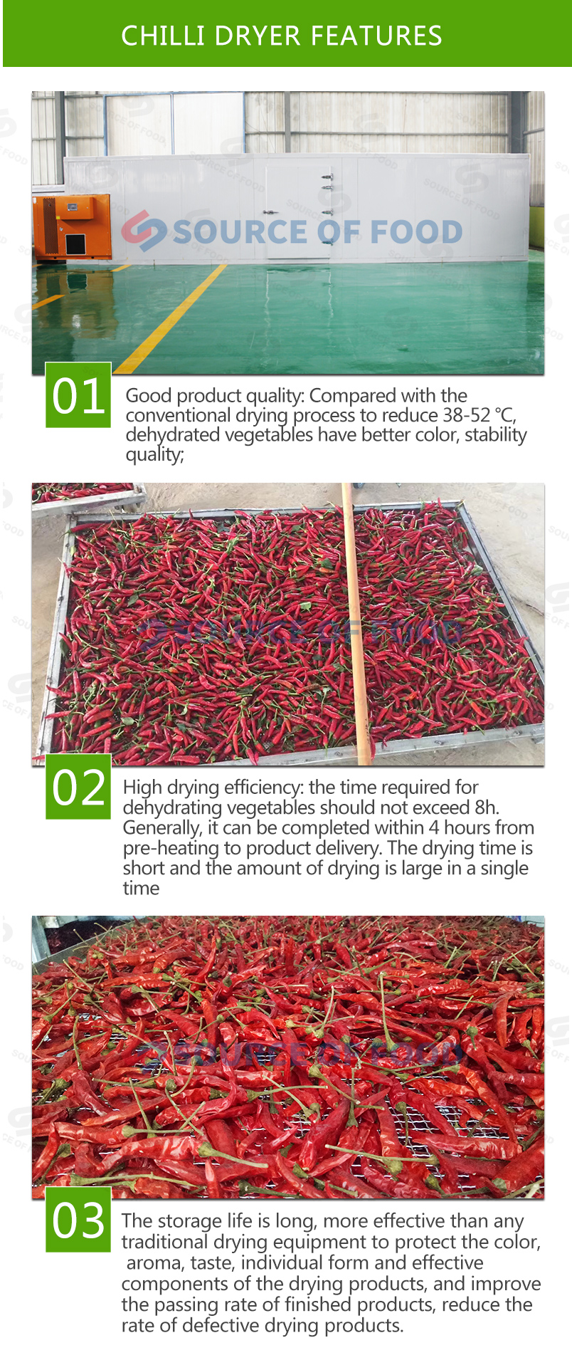 chilli dryer for sale