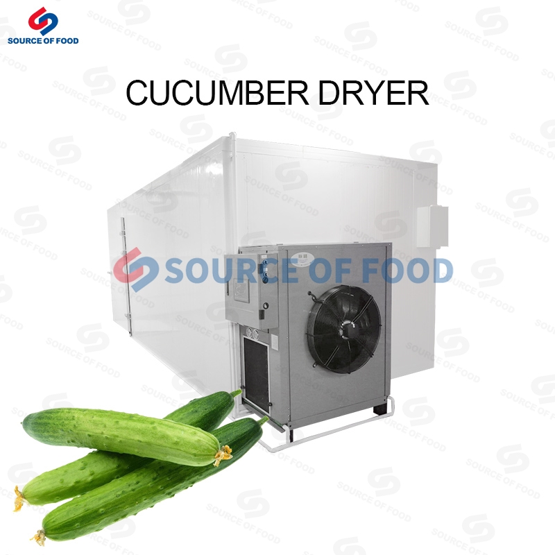 Our cucumber dryer are air-powered heat pump dryers