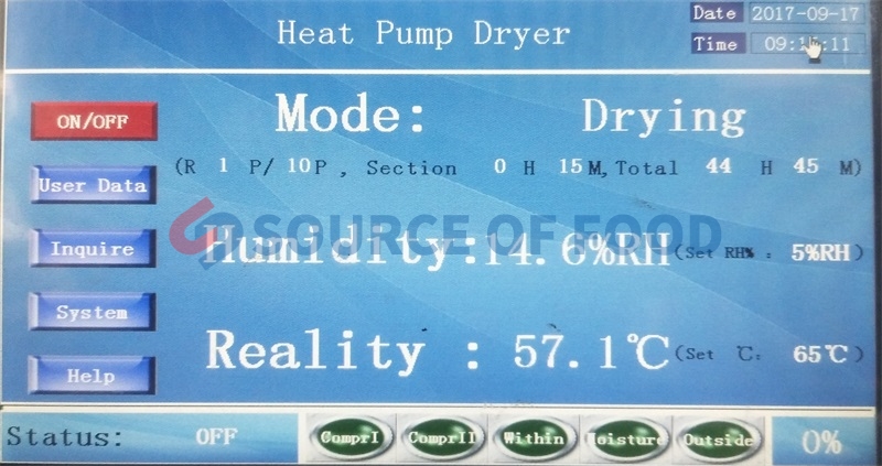 Eucommia dryer and Morinda Officinalis dryer are belongs to air energy heat pump dryer machine