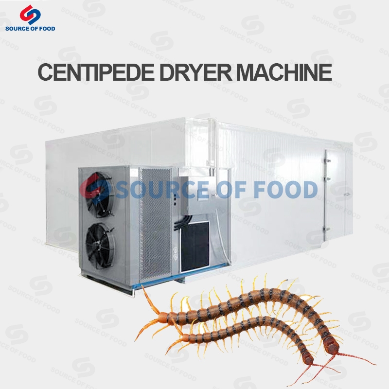The centipede dryer machine can be used for drying centipede