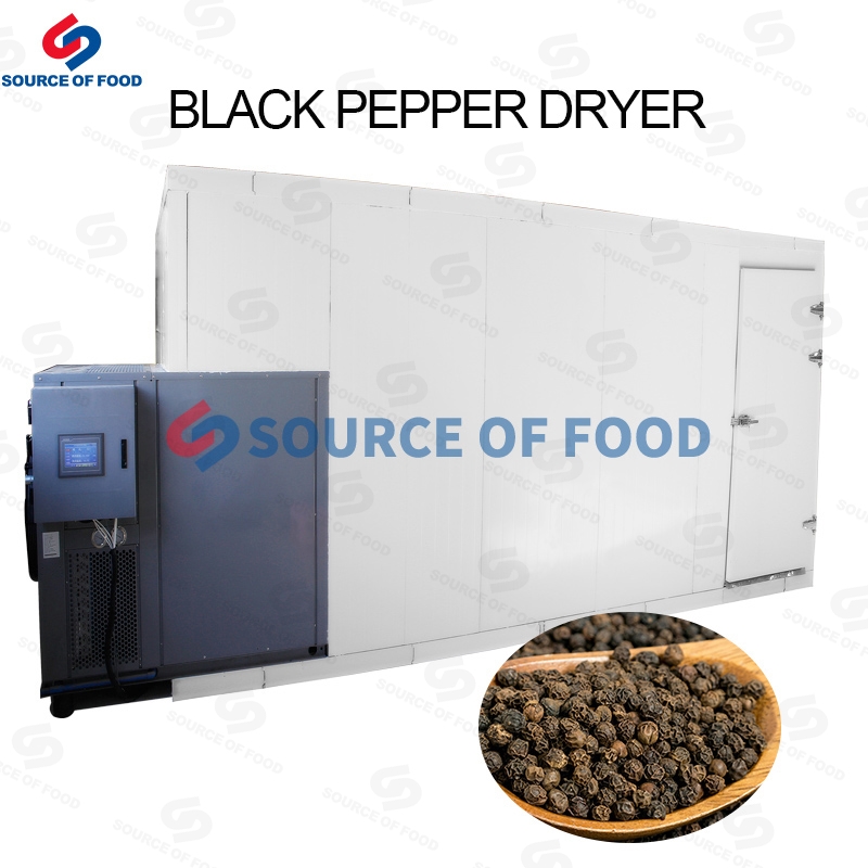 Our black pepper dryer machine belongs to air energy heat pump dryer.