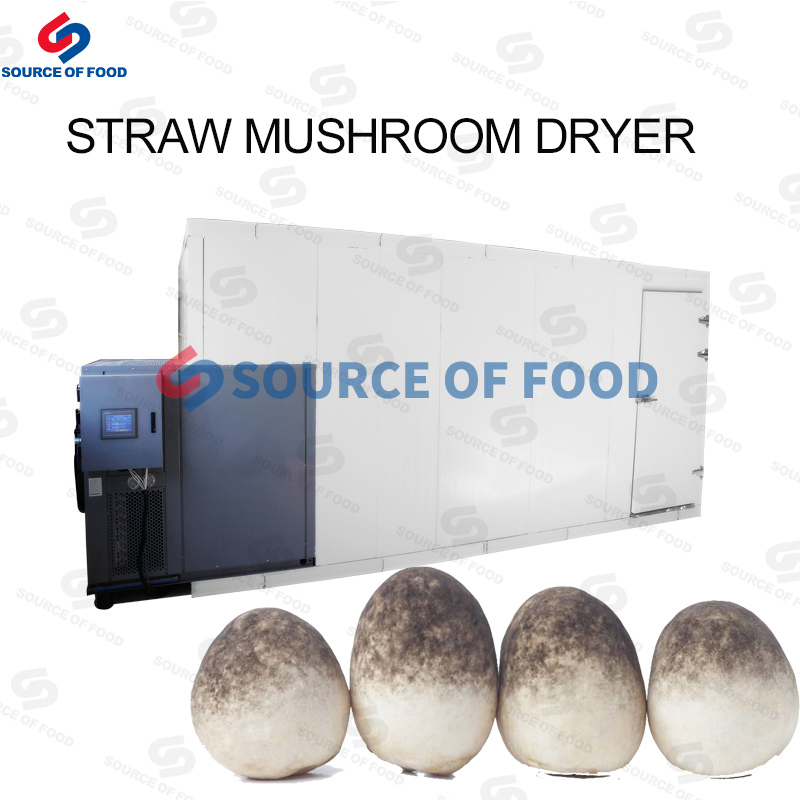 Our straw mushroom dryer belongs to air energy heat pump dryer