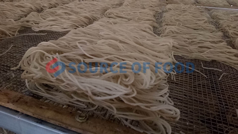 After drying in our rice noodles dryer is easy to store