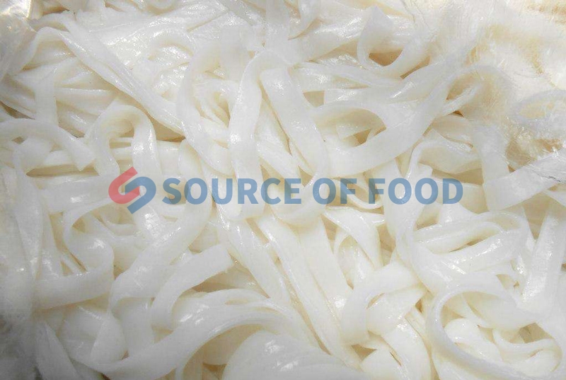 After drying in our fried rice noodles dryer is easy to store