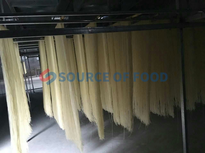After drying in our fried rice noodles dryer is easy to store