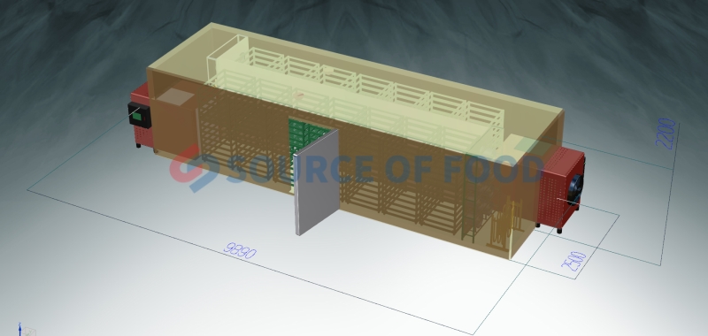 our noodles dryer machine belong to air energy heat pump dryer