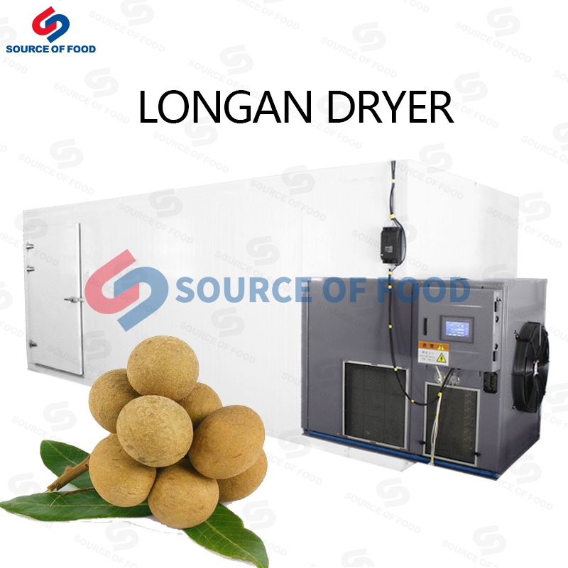 Longan can be dried by our longan dryer