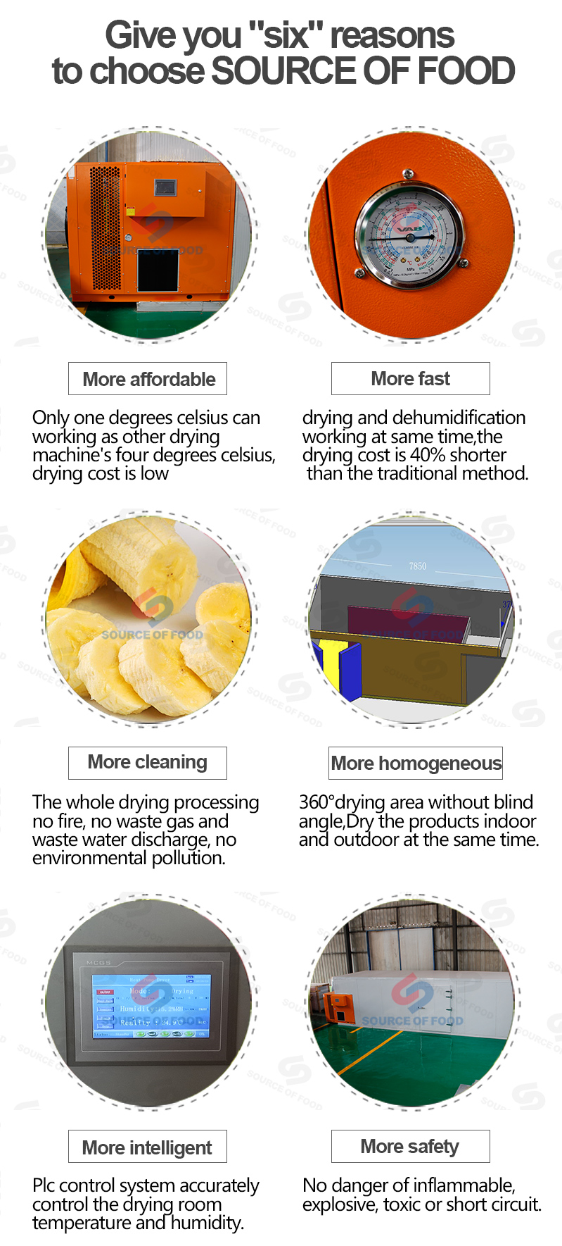 our banana dryer machine keeps the nutrition of banana after drying