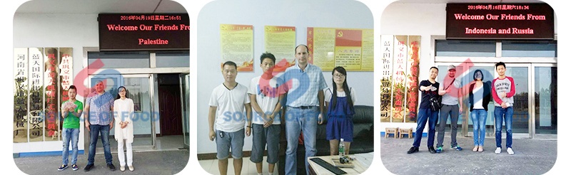Our customer about persimmon dryrer machine