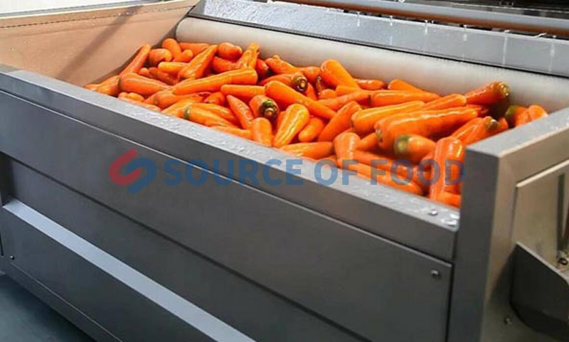 Our carrot washing machine have good quality