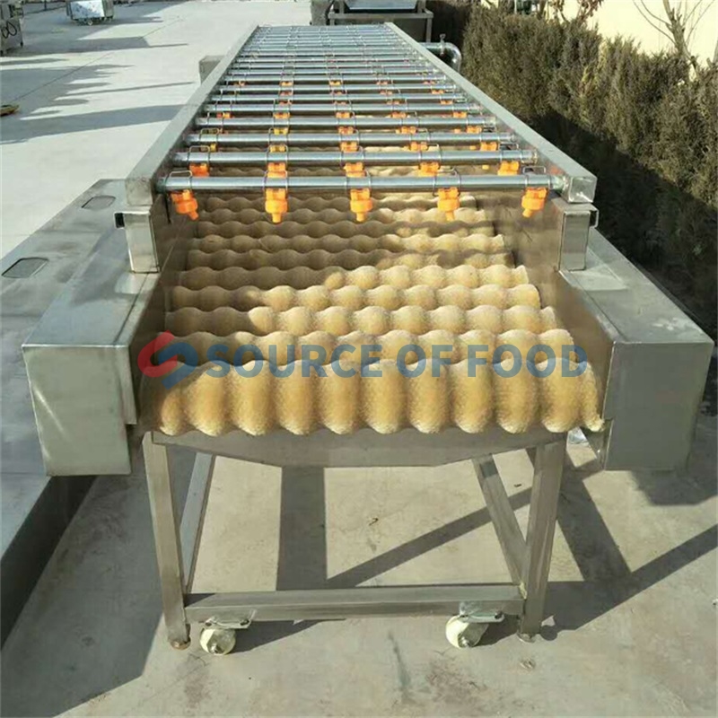 Our pumpkin washing machine belongs to the roller washing machine,our pumpkin washing machine in Mexico is very popular
