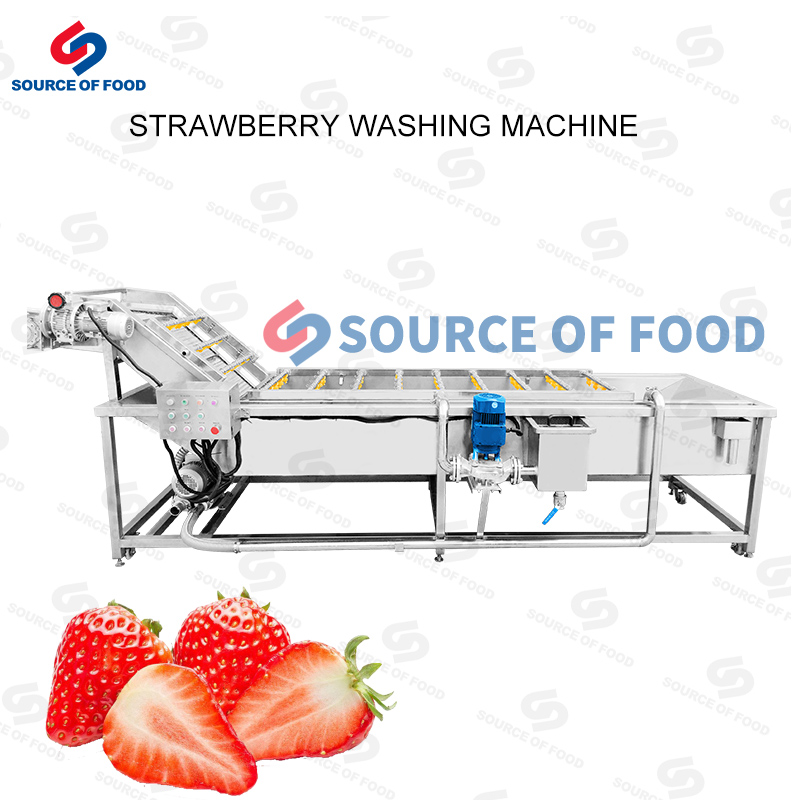 Our strawberry washing machine belongs to bubble washing machine