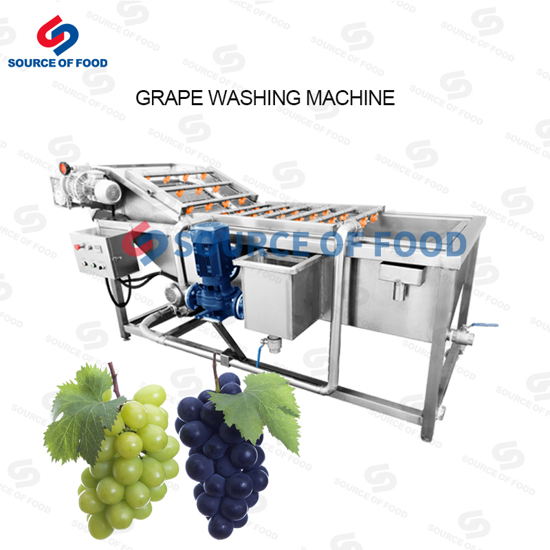 Our grape washing machine belongs to bubble washing machine