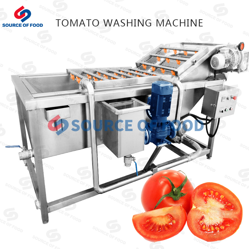 Our tomato washing machine belongs to bubble washing machine