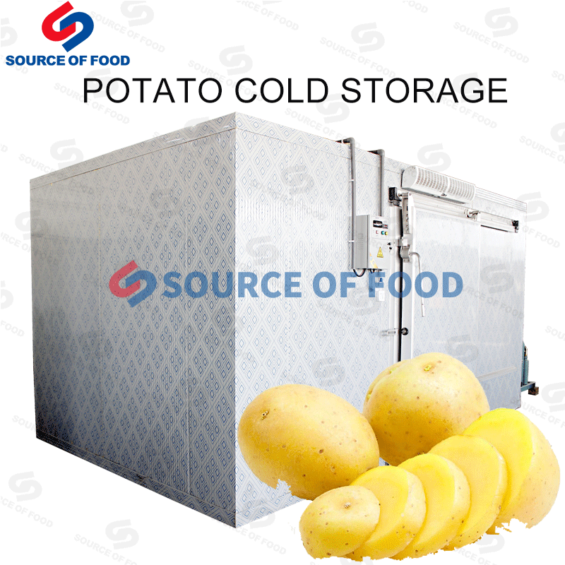 We are potato cold storage supplier,our potato cold storage is driven by electric energy to compress air in the evaporator