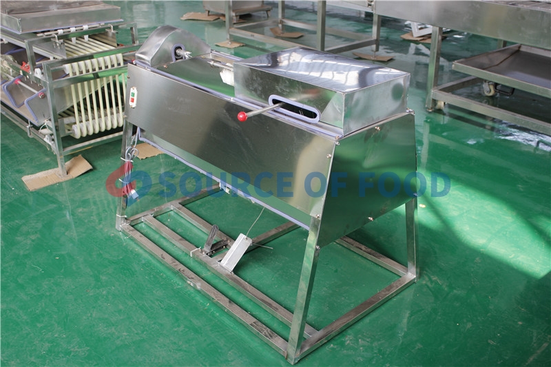 Our potato slicer machine is designed and developed by the staff