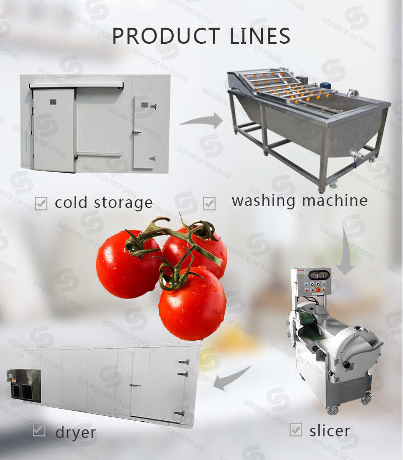 Our tomato washing machine, tomato slicer machine and tomato cold storage have obtained a series of high quality certification, reliable quality, welcome to come to buy.