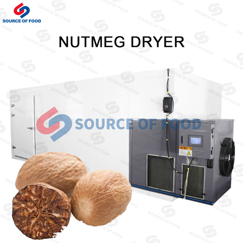Nutmeg dryer machine will not damage nutrients of nutmeg