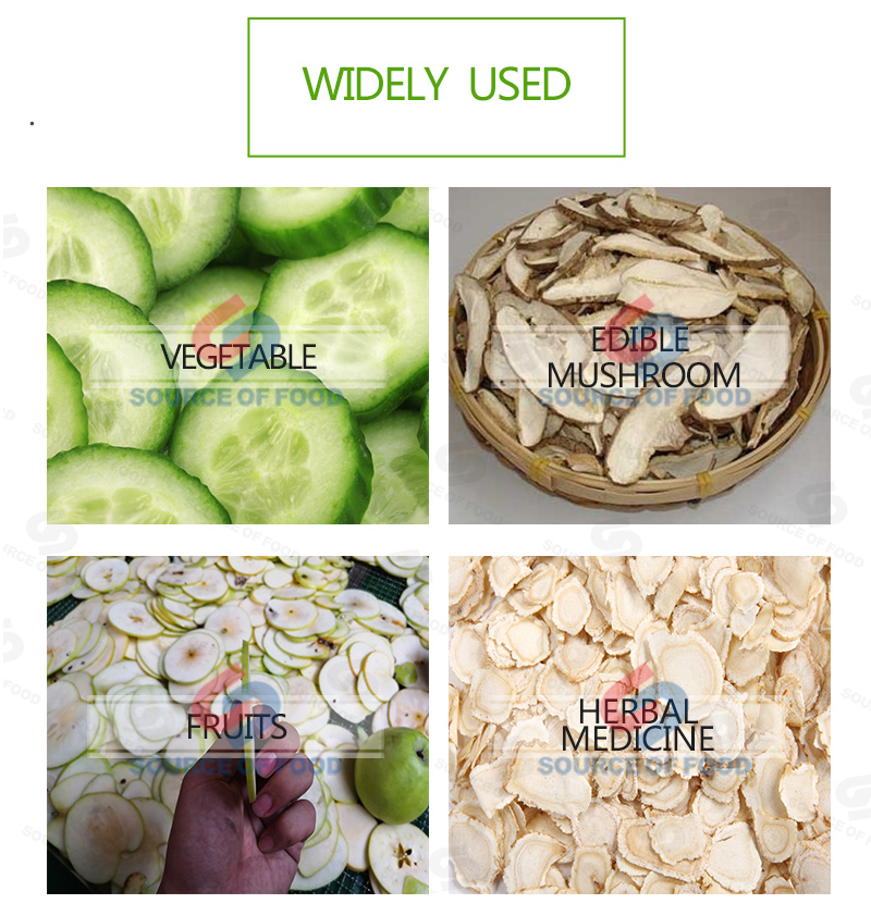 Widely used of cucumber slicer machine
