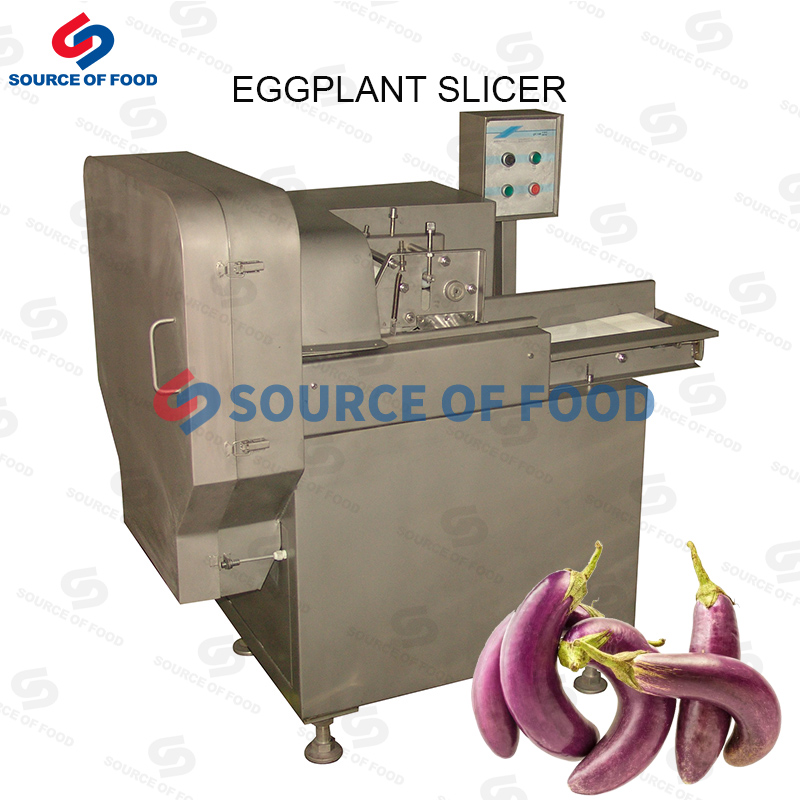 Electric Eggplant Slicer Machine Eggplant slitting machine