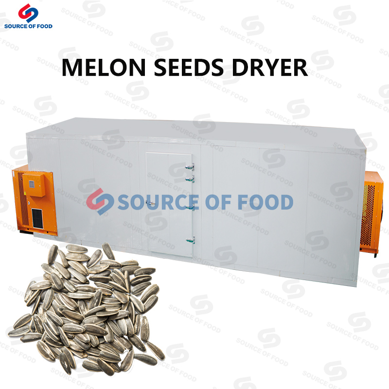 Our melon seeds dryer belongs to air energy heat pump dryer,our melon seeds dryer machine uses the inverse Carnot principle