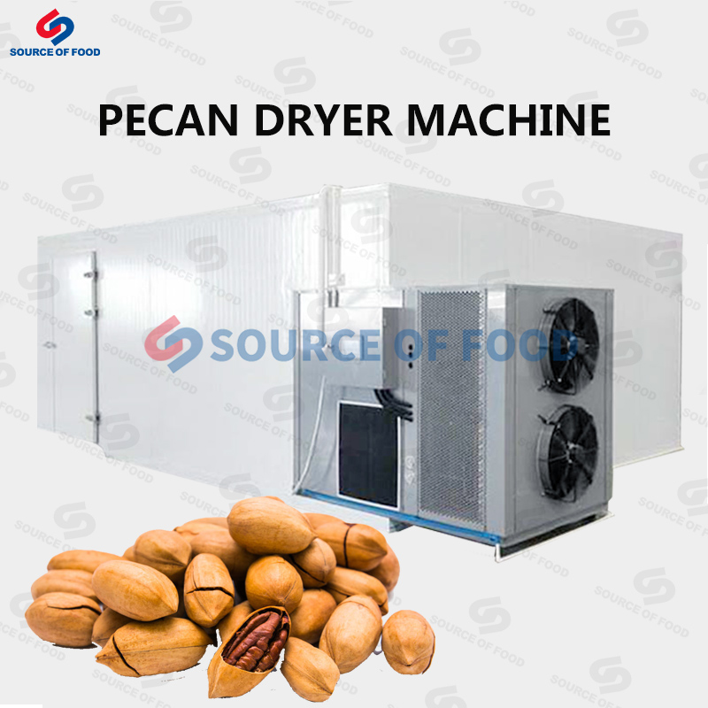 Our pecan dryer machine belongs to air energy heat pump dryer,our pecan dryer uses the inverse Carnot principle