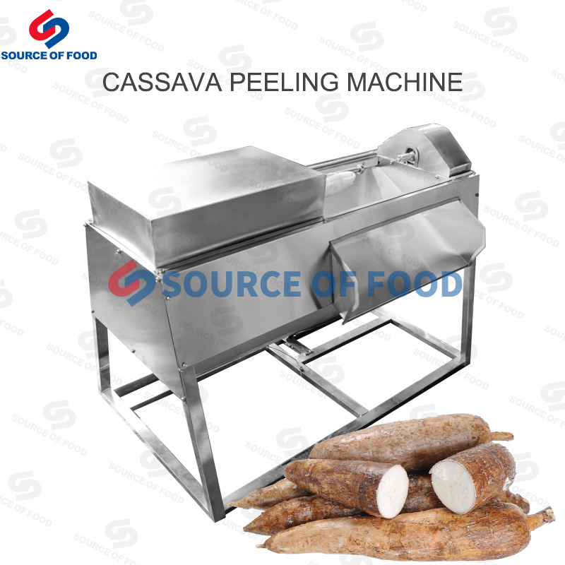 The cassava peeling machine with high quality and good performance