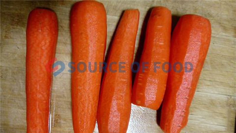 They will not damage the nutrients of carrots after peeling by our carrot peeling machine